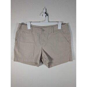 Columbia Shorts Womens 12 Khaki Chino Casual Hiking Outdoor Pockets Summer Beige